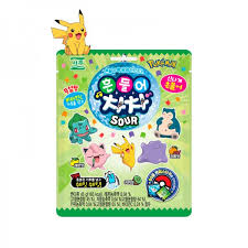 Seoju Pokémon Shake It Cha Cha Sour Jelly Asían 45g(8 Ud)