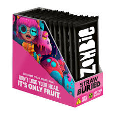 Zombie Buried Strawberry  Fruit Leatherz 25grx4(10 uds)