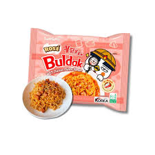 Buldak Rose Hot Chicken Noodle 140g 4 pack(1 Ud)