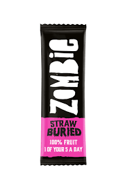 Zombie Straw Buried Bars 25g(12 uds)