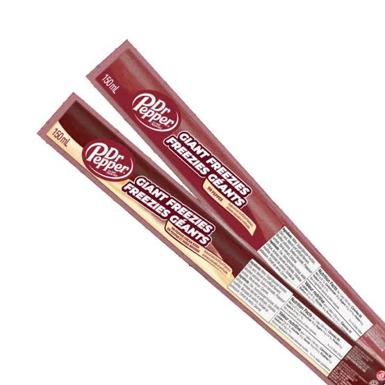 Dr Pepper Cream Soda Giant Freezer Pops 150ml(1 Ud)