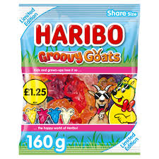 Haribo Groovy Goats 160g(1 ud)*Precio Marcado