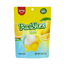 Amos Peelerz Gummy Lemon 170g(12 Uds)