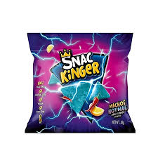 Snac Kinger Nachos Hot Blue Chilli Lemon 28g(1 ud)