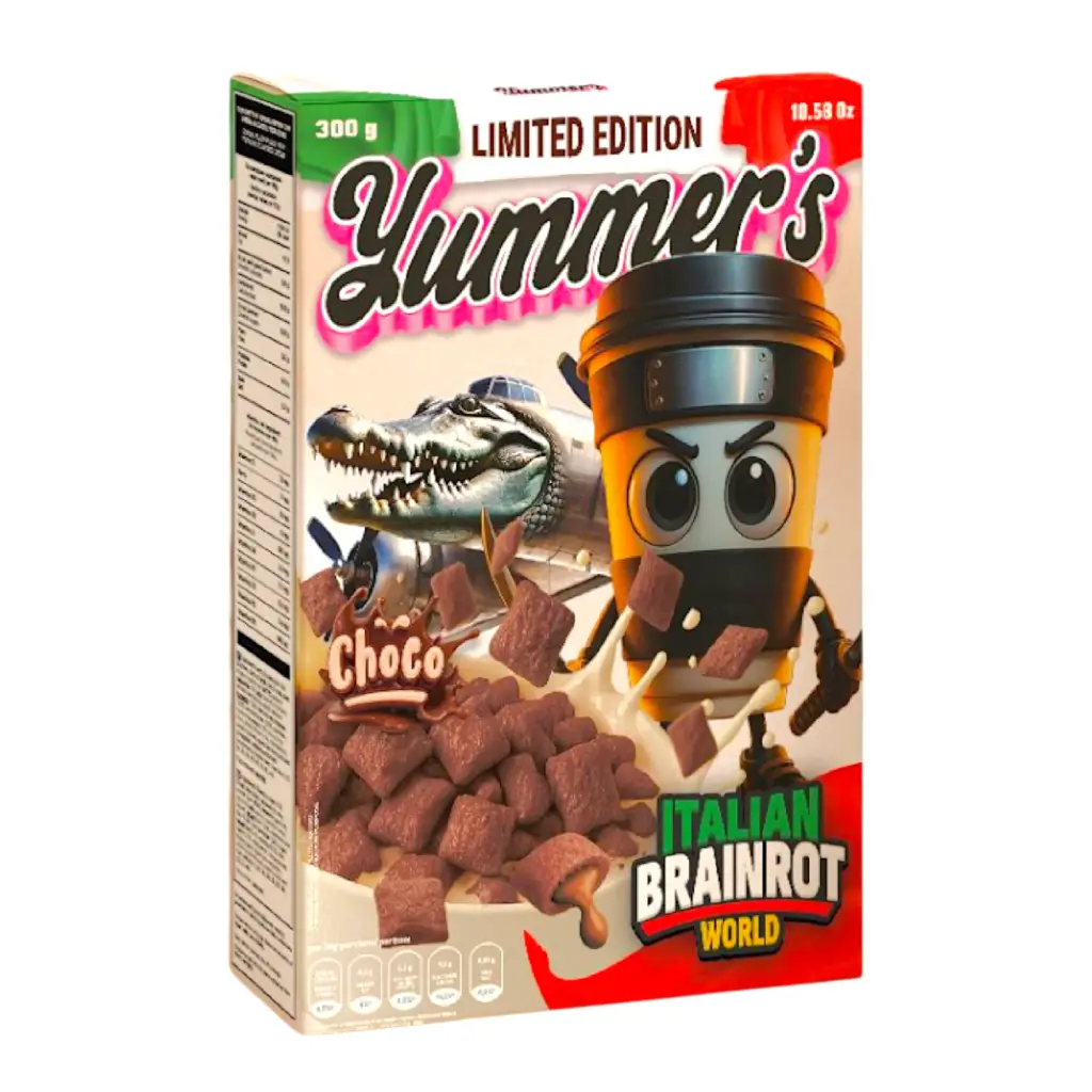 Yummer Brainrot Chocolate Cereal 300g(1 Uds)