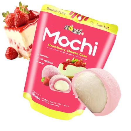 Bdqdz Mochi Fresa y Queso 180g(6 Uds)