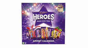 Cadbury Héroes Advent Calendar 230g(6 Uds)