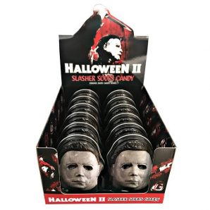 Boston América Halloween II Mask Candy Tins 22g(12 Uds)