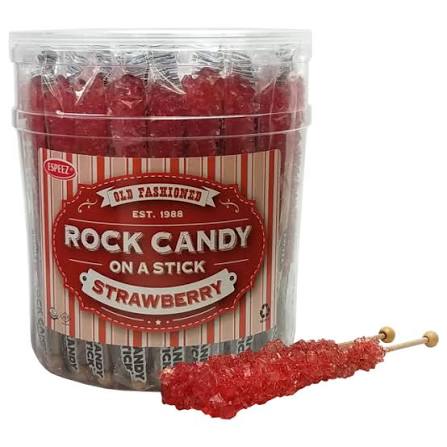 Espeez Strawberry Rock Candy no a Stick Tub 23g(36 Uds)