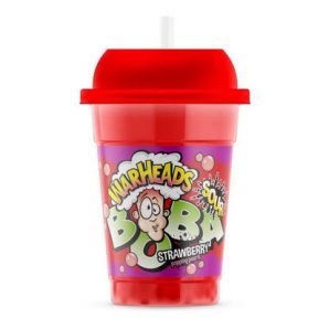 Warheads Boba Sour Strawberry   400ml(14 Uds)