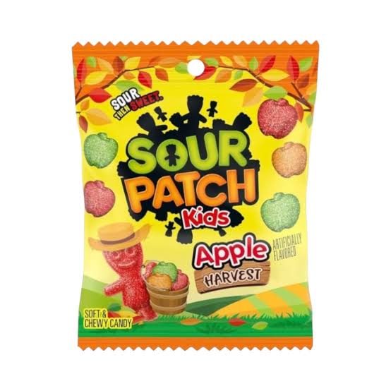 Sour Patch Kids Halloween Apple Harvest Mix 101g(12 Uds)