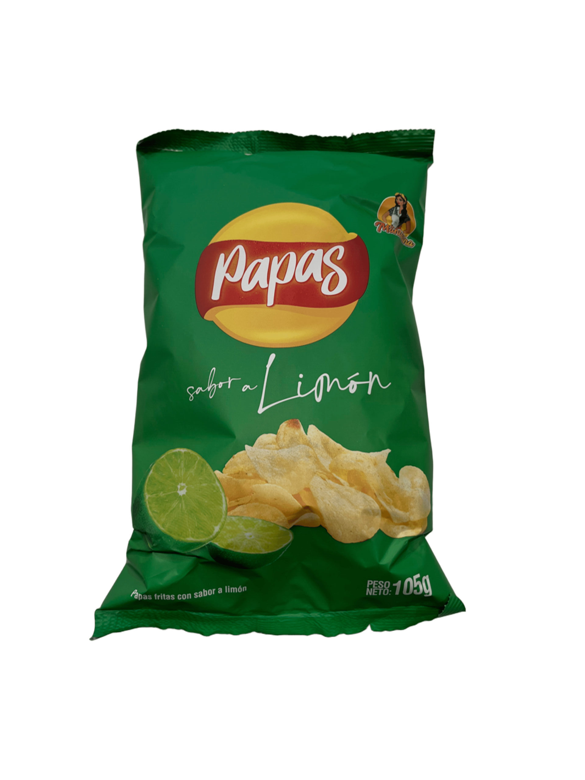 La Mantuana Papas Limon 105g(1 Ud)