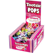 Tootsie Roll Tootsie Pops Wild Berry (100pc)
