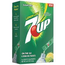 7Up Lemon Lime Drink Mix 13.2g(1 ud)