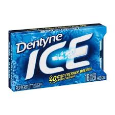 Dentyne Ice Split 2 Fit Peppermint GUm 16 pc(9 uds)