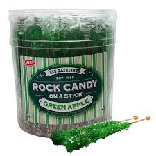 Espeez Green Apple Rock Candy no a Stick Tub 23g(36 Uds)