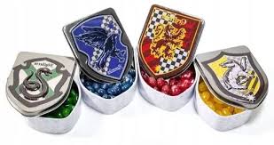 Harry Potter -Hogwarts House Crest Tins with Jelly Bean 28g(12 uds)