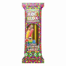 Rocblox Sour Assorted Cables 170g(12 uds)