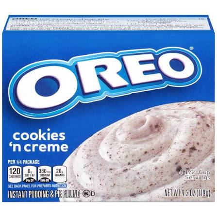 Oreo Cookies And Cream Instant Pudding Pie 119g(1 Ud)