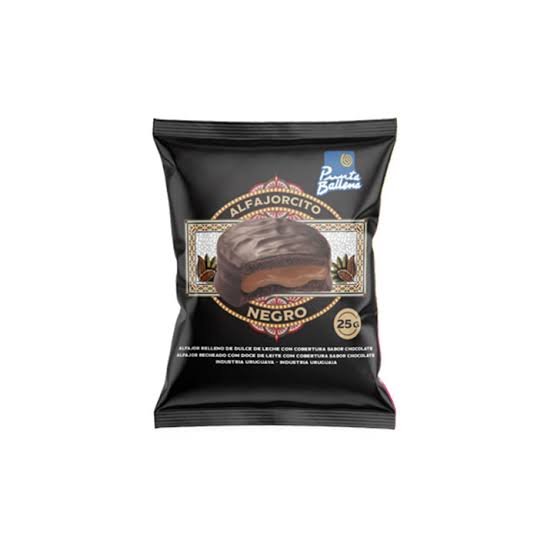 Alfajor Punto Ballena Negro 60g(12 ud)