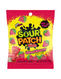 Sour Patch Kids Strawberry  102gr (12uds)