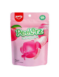 Amos Peelerz Gummy Peach  65g(24 Uds)