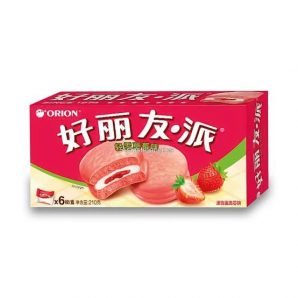 Orion Pastel Fresa  216g(8 Uds)