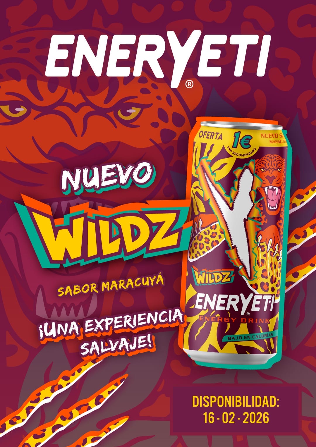 Eneryeti Wildz 500ml(24 Uds)