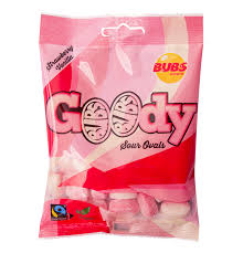Bubs Goody Sour Strawberry and Vanilla 90g(1 uds)