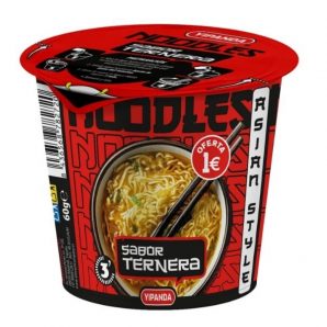 Yipanda Noodles Ternera 60g(24 uds)