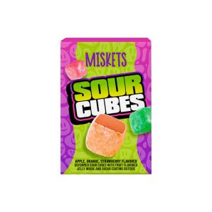 Miskets Sour Cubes Apple, Orange And Strawberry 50g(48 Uds)