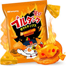 Samyang Buldak Potato Chips Quattro Cheese 55g(20 Uds)