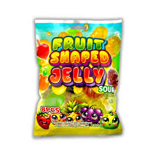 Fruit Shaped Jelly Sour Bag 280g(1 ud)