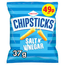 Smiths Chipsticks Salt & Vinegar 37g(1 ud)