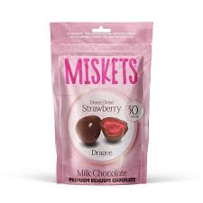 Miskets Fresa Liofilizada Choco Lecha 80g(1 ud)