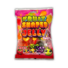 Fruit Shaped Jelly Sweet Bag 280g(1 ud)