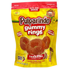 De la Rosa Pulparindo Gummy Rings Tamarindo 255g(12 ud)