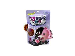 Haoliyuan Egg Party Frape Dark Chocolate Popping Gummies 60g(1 ud)