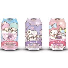 High Up Ramune Sanrio Grape Sparkling Water 330ml(24 uds)