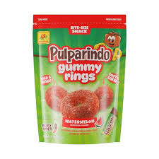 De la Rosa Pulparindo Gummy Rings Watermelon 255g(12 ud)