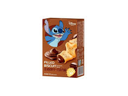 Binqi & Disney Stich Chocolate Filled Biscuit 50g(1 ud)