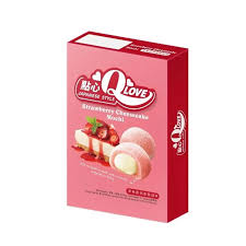 Qlove Strawberry Cheesecake Deluxe  Mochi 180g(1 ud)