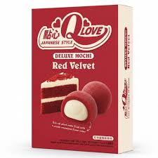 Qlove Red Velvet  Deluxe Mochi 168g(1 ud)