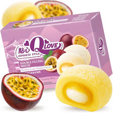 Qlove Creamy Passion Fruit  Double Filling Mochi 180g(1 ud)