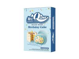 Qlove Birthday Cake  Deluxe Mochi 168g(1 ud)