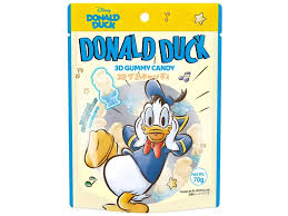 Baiwei & Disney Mixed Fruit Donald 3D Shaped Gummy 70g(8 ud)